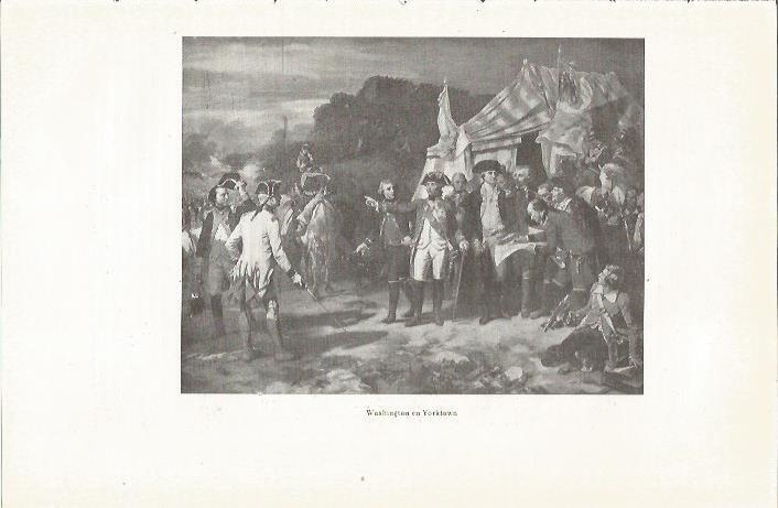 LAMINA 23783: George Washington en Yorktown