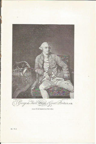 LAMINA 23781: George III de Inglaterra