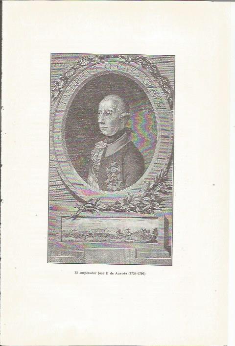 LAMINA 23780: El emperador Jose II de Austria