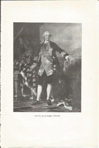 LAMINA 23776: Luis XV de Francia