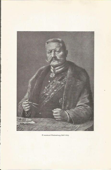 LAMINA 23816: El mariscal Hindenburg