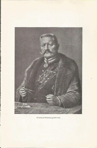 LAMINA 23816: El mariscal Hindenburg