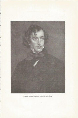 LAMINA 23805: Benjamin Disraeli, por Sir F. Grant