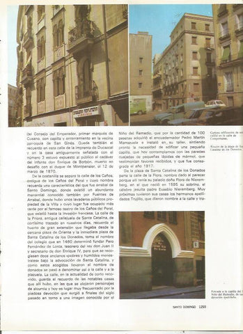 LAMINA 23495: Calle Campomanes y plaza de Santa Catalina de los Donados, Madrid
