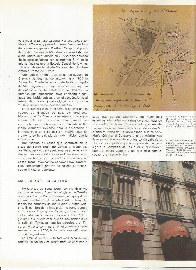 LAMINA 23491: Cuesta de Santo Domingo numero 3, Madrid