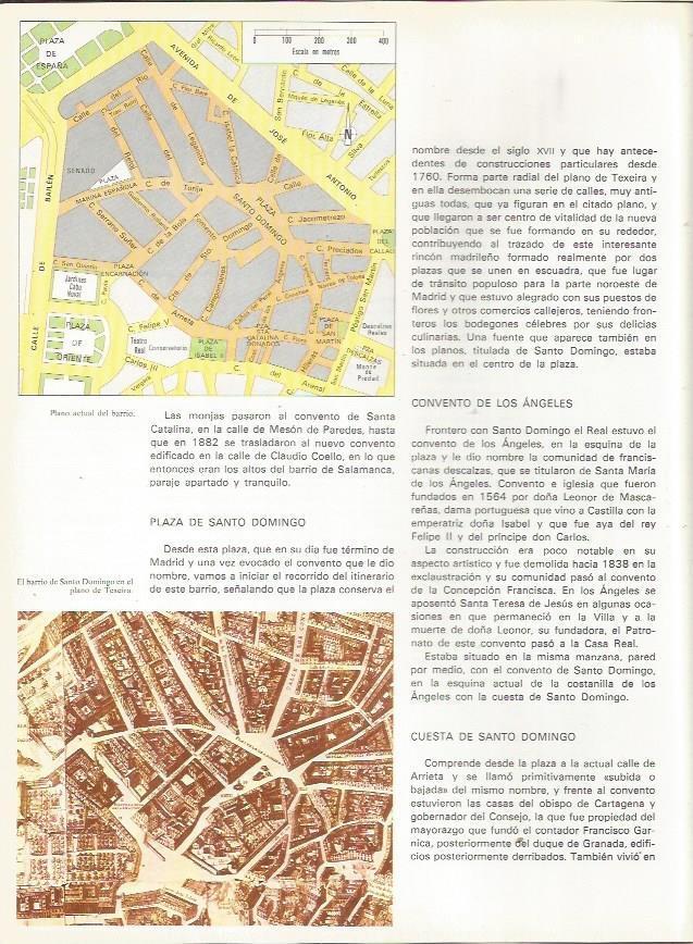 LAMINA 23490: Plano del barrio de Santo Domingo de Madrid