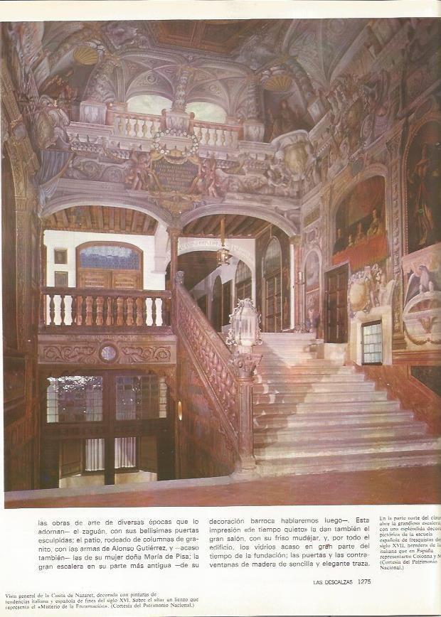 LAMINA 23486: Escalera de las Descalzas Reales de Madrid