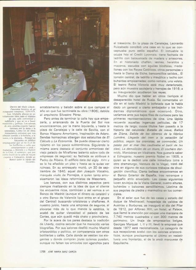 LAMINA 23477: Salon del restaurante Lhardy de Madrid