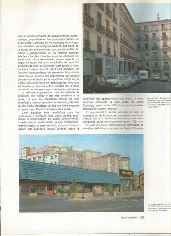 LAMINA 23498: Cuesta de Santo Domingo y Aparcamiento, Madrid