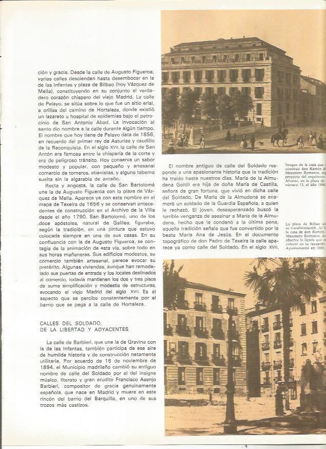 LAMINA 23525: Plaza de Bilbao, Madrid