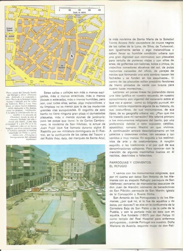 LAMINA 23509: Plano del barrio del Refugio de Madrid