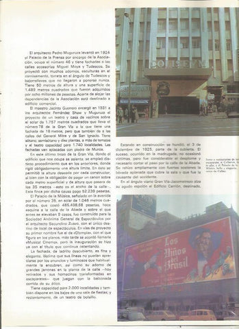 LAMINA 23507: El Coliseum y el Palacio de la Musica, Madrid