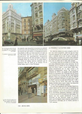 LAMINA 23505: Primera y ultima casa construida en la Gran Via de Madrid