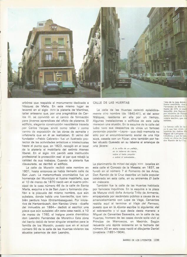 LAMINA 23468: Calle de las Huertas, Madrid
