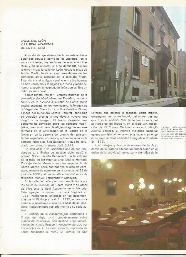 LAMINA 23467: Real Academia de la Historia, Madrid