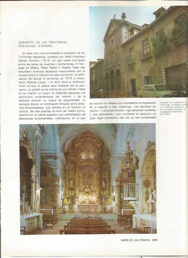 LAMINA 23466: Iglesia de las Trinitarias Descalzas de Madrid