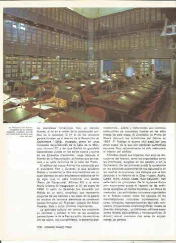 LAMINA 23463: Biblioteca del Ateneo, Madrid