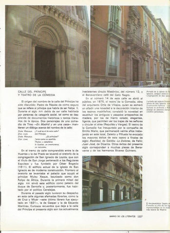 LAMINA 23462: Iglesia de San Ignacio y Teatro de la Comedia, Madrid