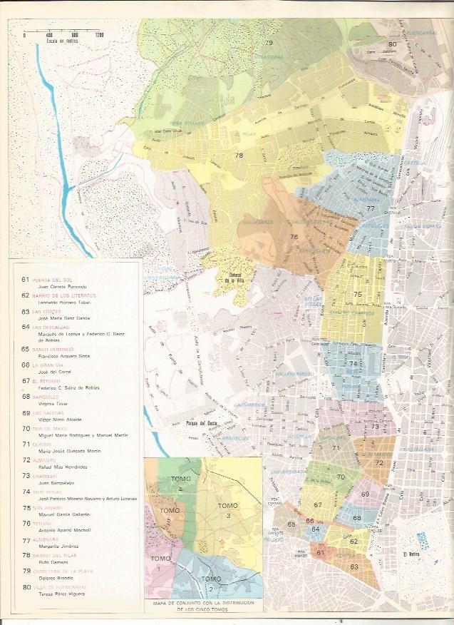 LAMINA 23448: Mapa parcial de Madrid