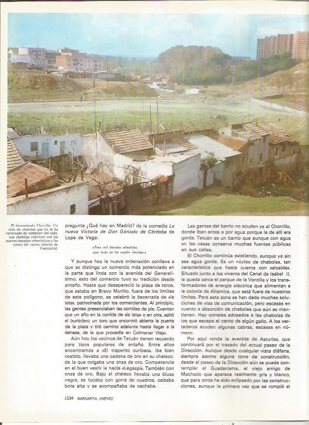 LAMINA 23615: El Chorrillo, Madrid