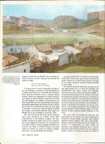 LAMINA 23615: El Chorrillo, Madrid