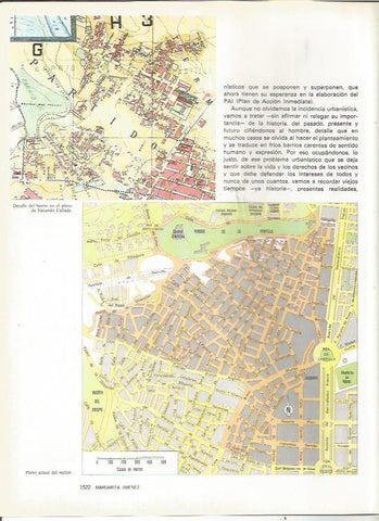 LAMINA 23609: Plano del barrio de Facundo Cañada, Madrid