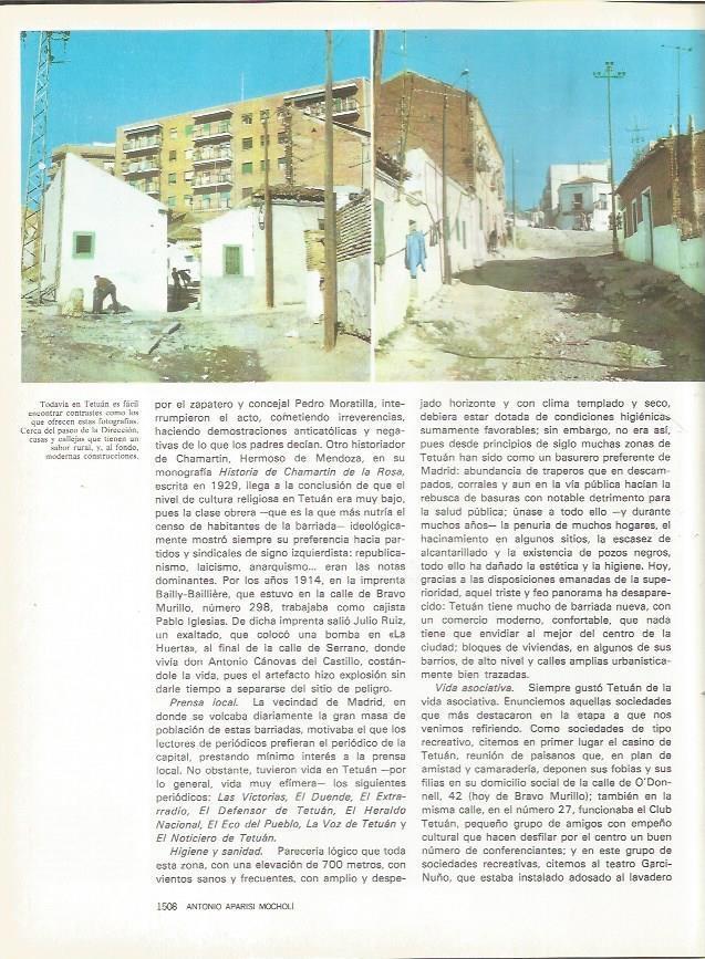 LAMINA 23602: Casas del barrio de Tetuan, Madrid