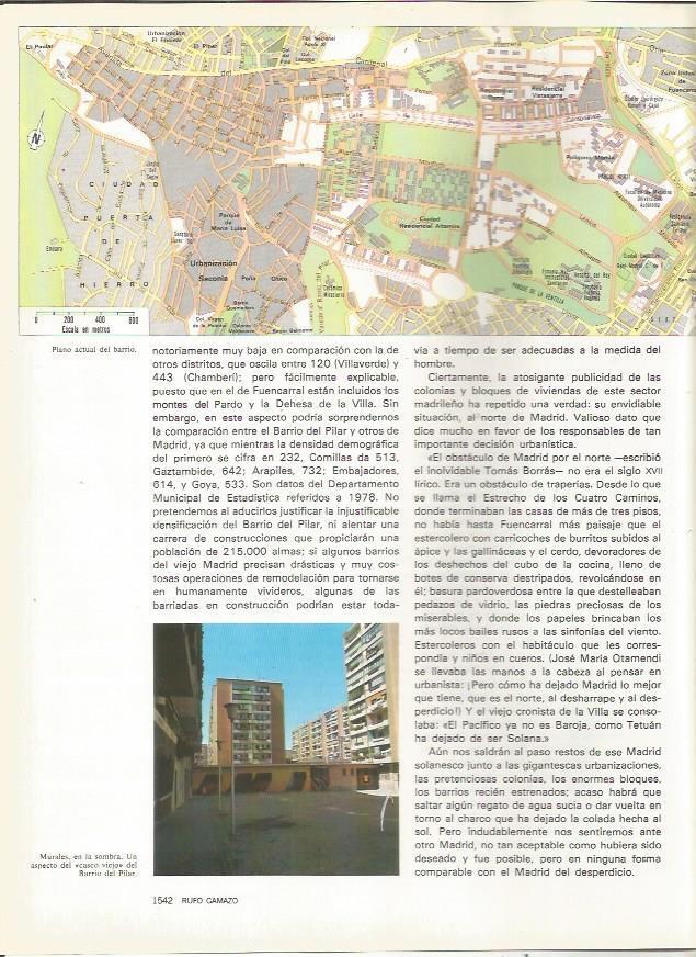 LAMINA 23619: Plano del barrio de El Pilar, Madrid
