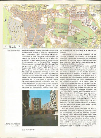 LAMINA 23619: Plano del barrio de El Pilar, Madrid