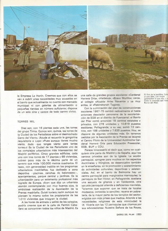 LAMINA 23625: Lavadero del barrio de El Pilar, Madrid