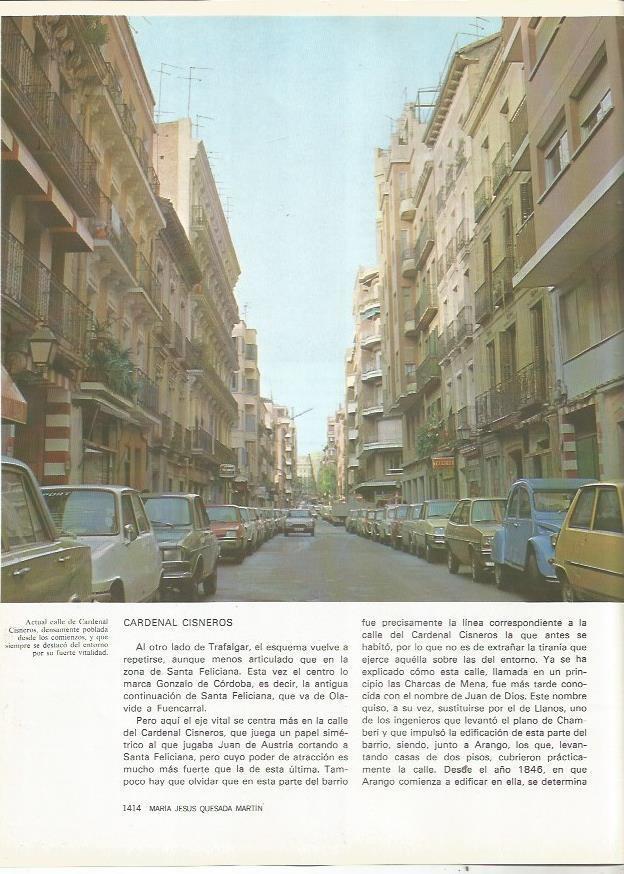 LAMINA 23555: Calle de Cardenal Cisneros, Madrid