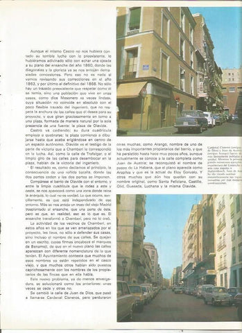 LAMINA 23552: Calles Cadernal Cisneros y Juan de Austria, Madrid