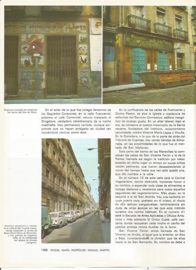 LAMINA 23542: Comercios del barrio de  Dos de Mayo, Madrid