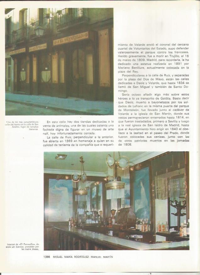 LAMINA 23541: Café El Parnasillo, Madrid