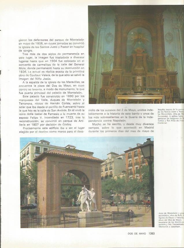 LAMINA 23540: Retablo de la parroquia de los santos Justo y Pastor, Madrid