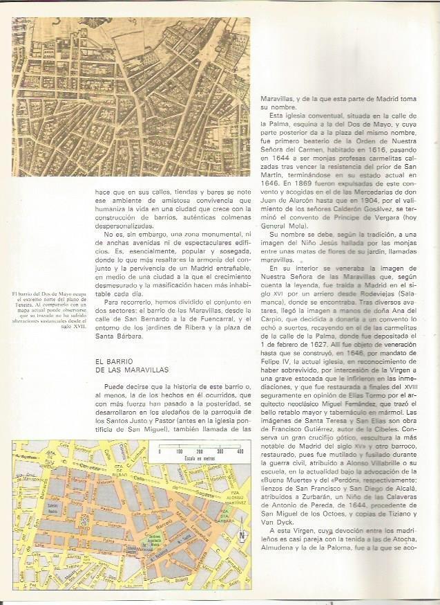 LAMINA 23539: Plano del barrio de las Maravillas, Madrid