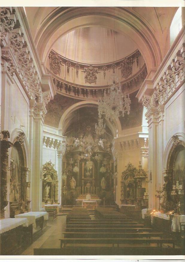 LAMINA 23536: Interior de la iglesia de las Gongoras, Madrid