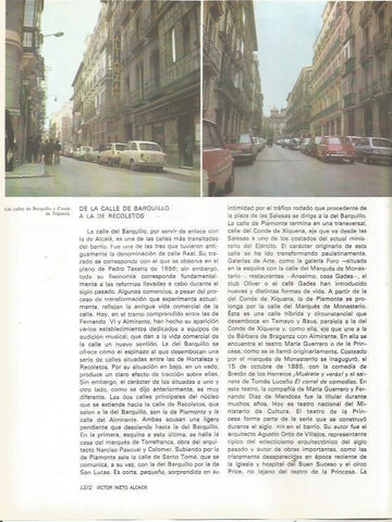 LAMINA 23534: Calle de Barquillo y Conde de Xiquena, Madrid