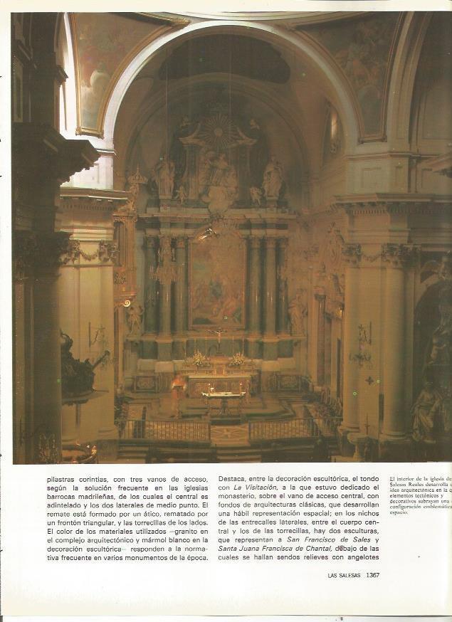 LAMINA 23532: Interior de Las Salesas Reales, Madrid