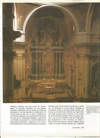 LAMINA 23532: Interior de Las Salesas Reales, Madrid