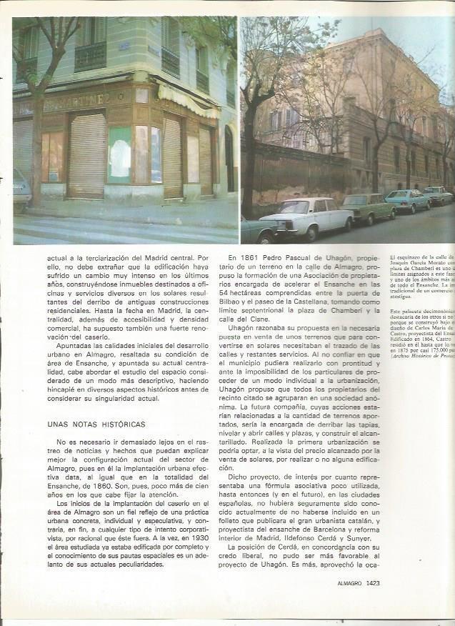 LAMINA 23560: Calle Joaquin Garcia Morato y Palacete Castro,, Madrid