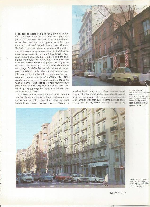 LAMINA 23580: Calle Ponzano y General Sanjurjo, Madrid