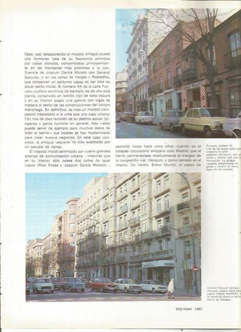 LAMINA 23580: Calle Ponzano y General Sanjurjo, Madrid