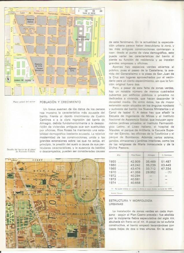 LAMINA 23579: Plano del area de Nuevos Ministerios, Madrid