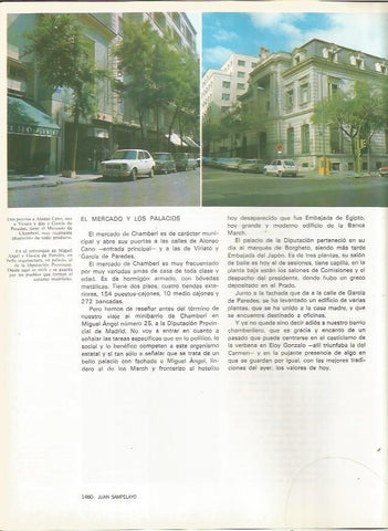 LAMINA 23578: Mercado de Chamberi, Madrid