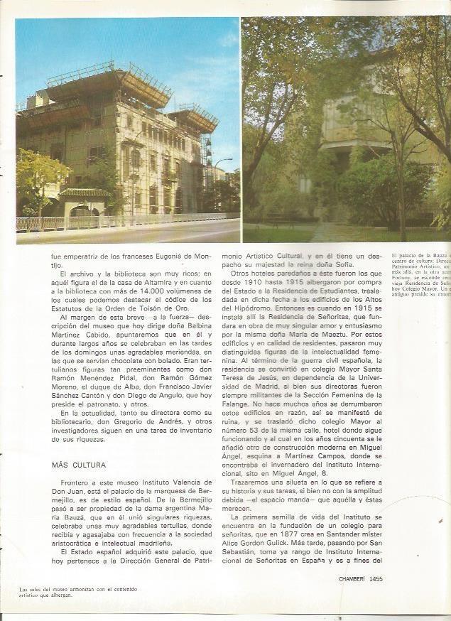 LAMINA 23576: Palacio de la Bauza, Madrid