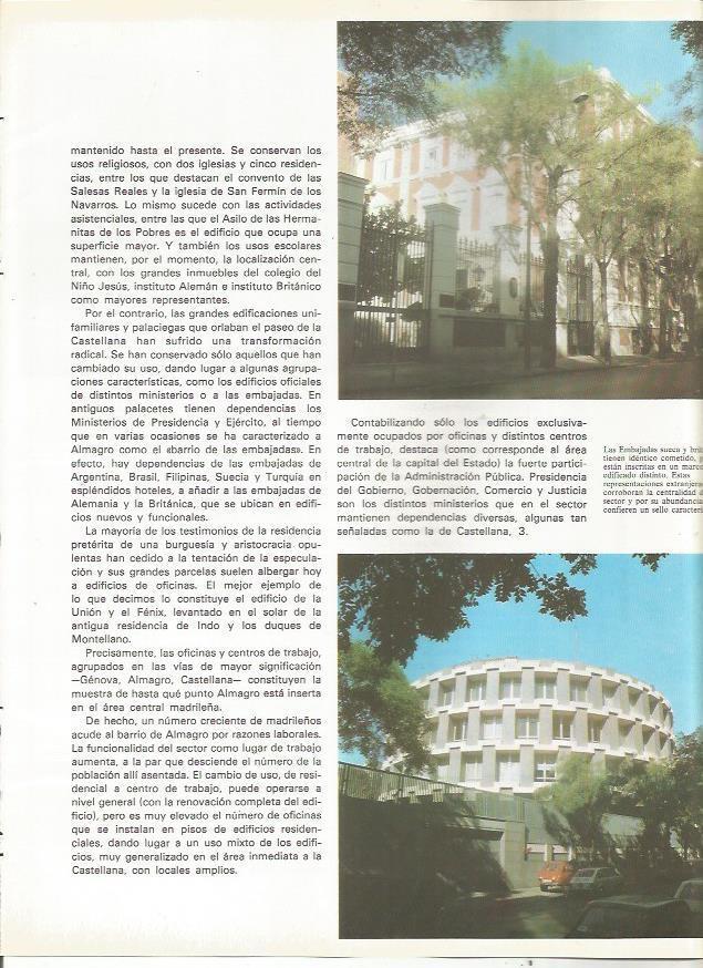 LAMINA 23565: Embajadas de Suecia y de Gran Bretaña, Madrid