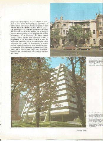 LAMINA 23563: Glorieta de Ruben Dario, Madrid