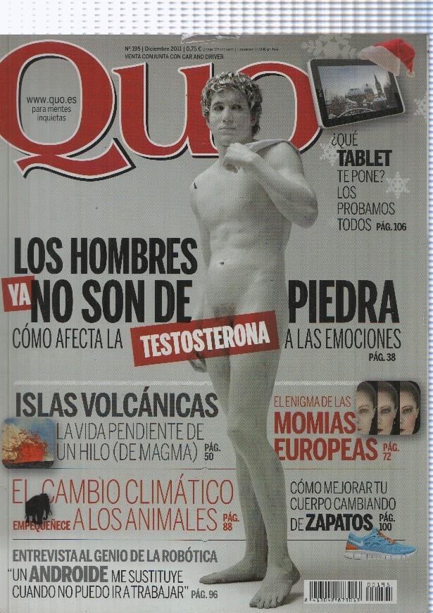 Quo numero 195, diciembre 2011: Los hombre ya no son de piedra- Como