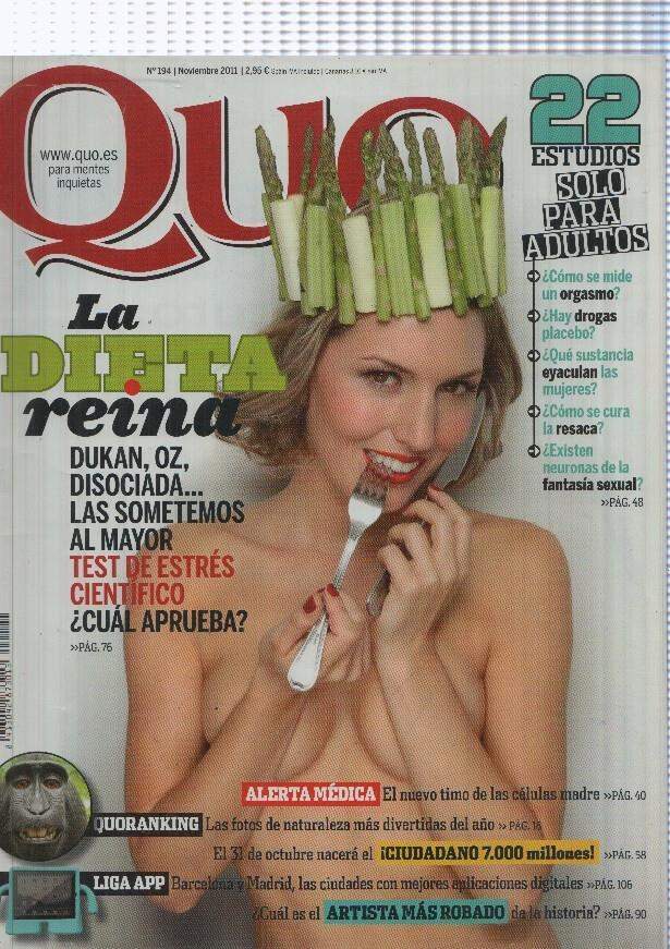 Quo numero 194, noviembre 2011: La Dieta reina: Dukan, OZ, Disociada. Las